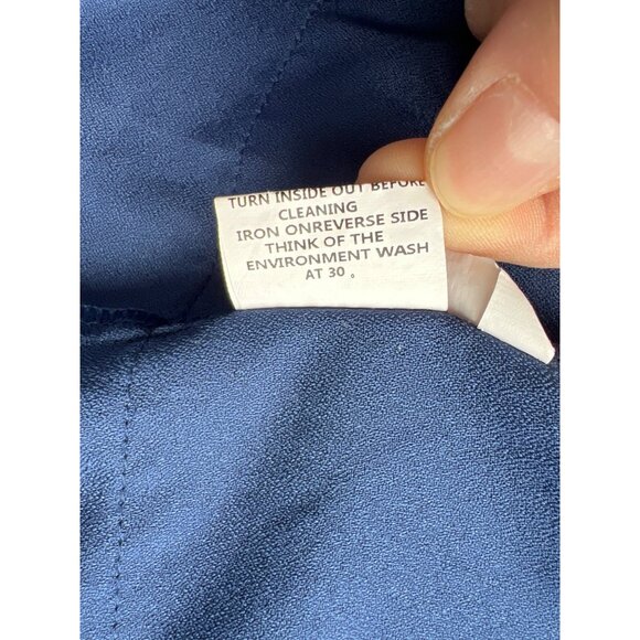 Zanzea Collection Drawstring Waist Drape Jacket Plus Size 5XL Roll Sleeve Blue - Picture 8 of 9